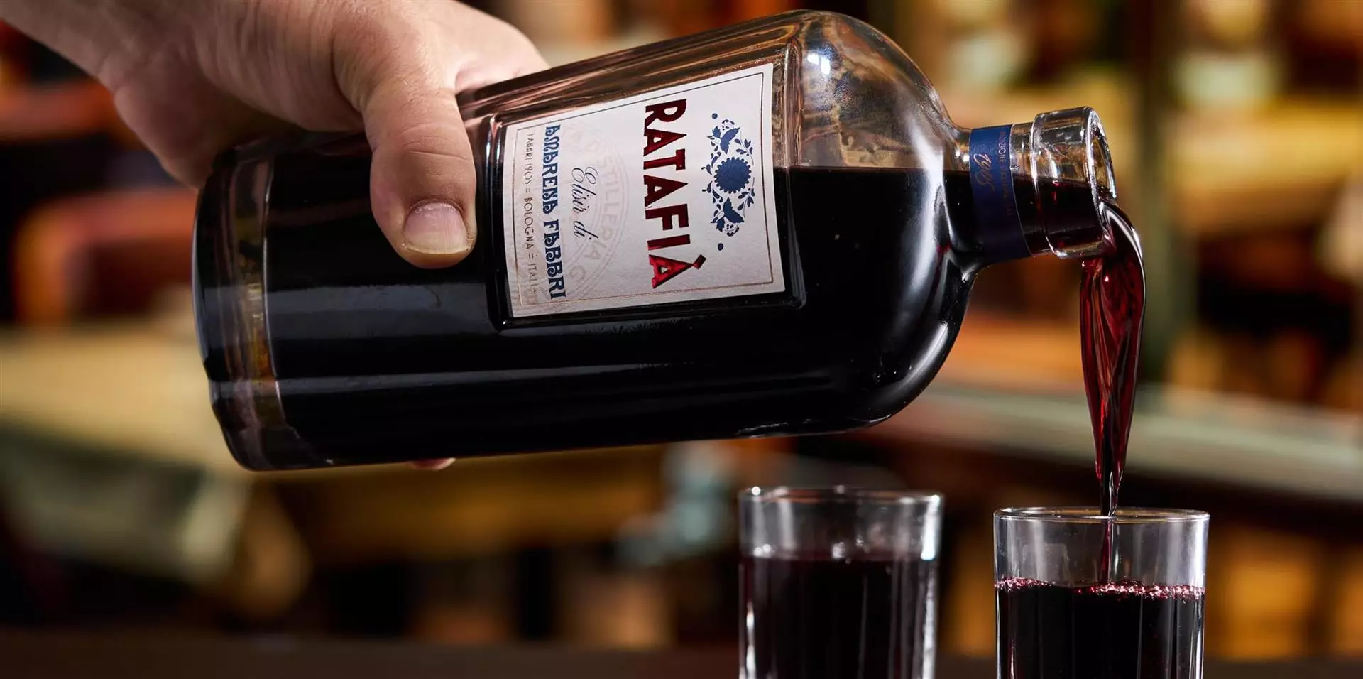 Fabbri Ratafià: a rich Amarena Fabbri elixir, perfect as an after-dinner drink